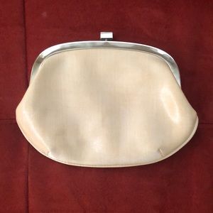Satin clutch purse